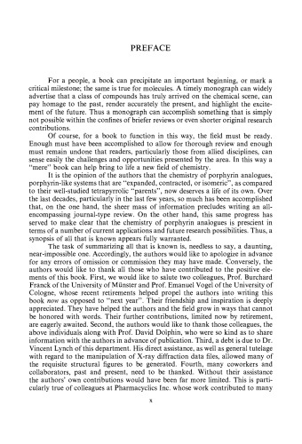 Expanded, Contracted & Isomeric Porphyrins