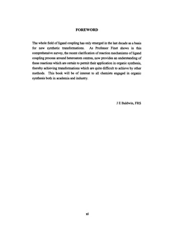 Ligand Coupling Reactions with Heteroatomic Compounds