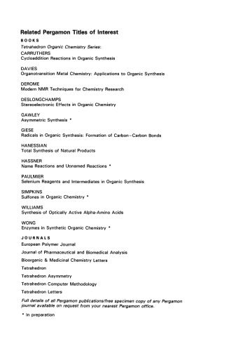 Conjugate Addition Reactions in Organic Synthesis
