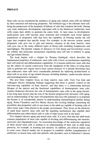 Stem Cells: A Cellular Fountain of Youth