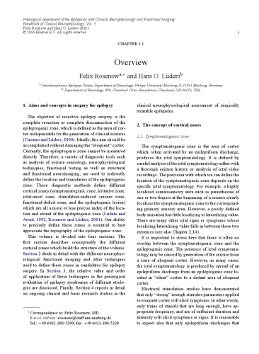 Presurgical Assessment of the Epilepsies with Clinical Neurophysiology and Functional Imaging