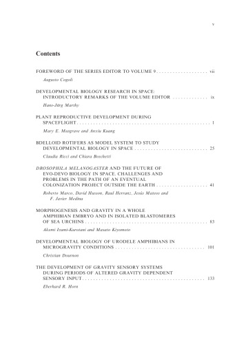 Developmental Biology Research in Space