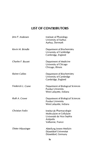 Cell Chemistry and Physiology: Part III