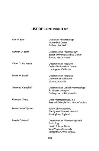 Molecular and Cellular Pharmacology