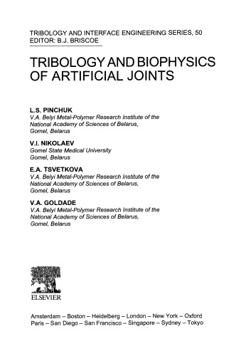 Tribology and Interface Engineering Series