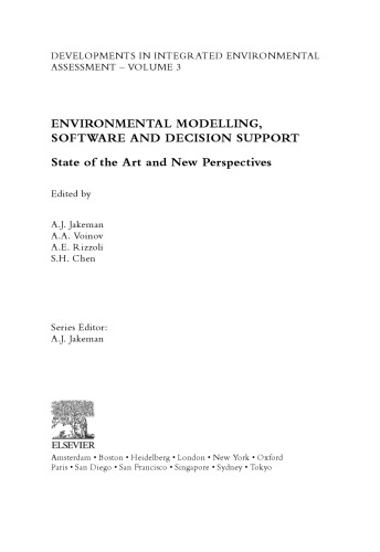 Environmental Modelling, Software and Decision Support