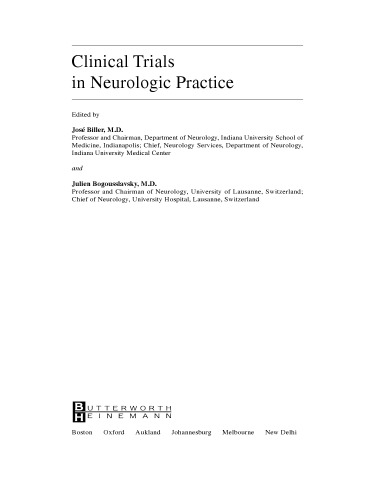 Clinical Trials in Neurologic Practice