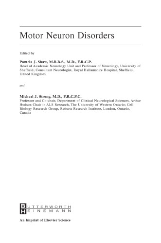 Motor Neuron Disorders