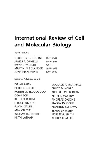 International Review of Cell and Molecular Biology