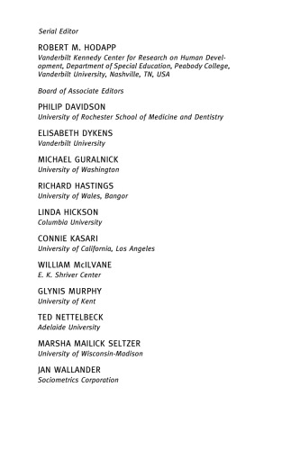 International Review of Research in Developmental Disabilities