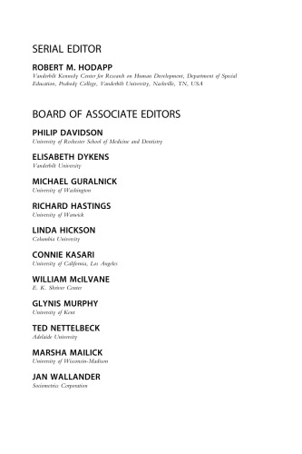 Using Secondary Datasets to Understand Persons with Developmental Disabilities and their Families