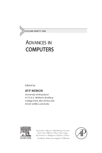 Advances in Computers