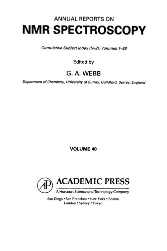 Cumulative Subject Index (H-Z), Volumes 1-38