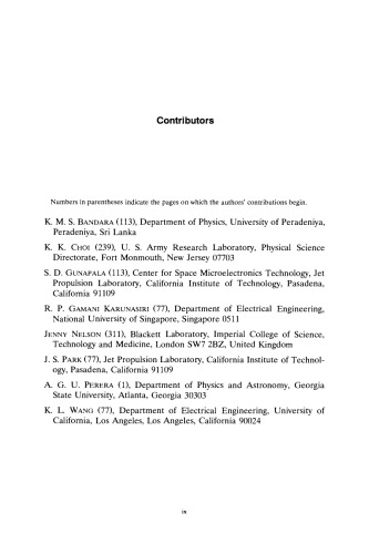 Homojucntion and Quantum-Well Infrared Detectors