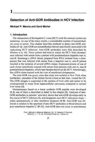 Hepatitis C Protocol. Chapters 36 and 53 are absent