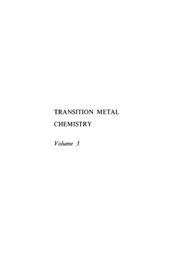 Transition Metal Chemistry