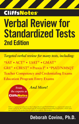 CliffsNotes Verbal Review for Standardized Tests, 2nd Edition