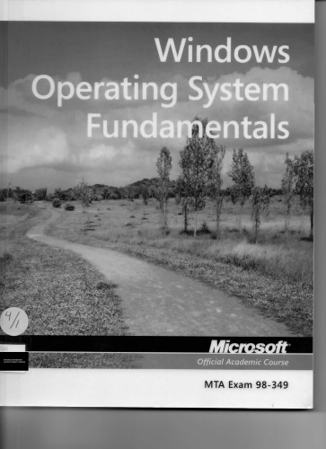 Exam 98-349 MTA Windows Operating System Fundamentals
