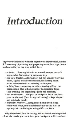 The Well-Fed Backpacker