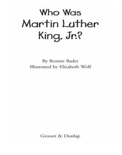 Who was Martin Luther King, Jr.?