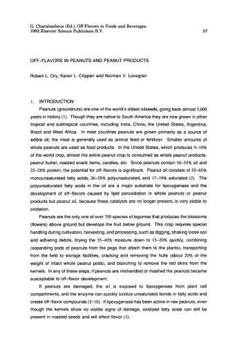 Off-Flavors in Foods and Beverages