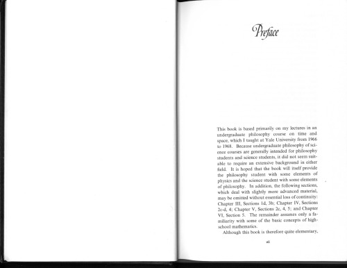 An Introduction to the Philosophy of Time and Space