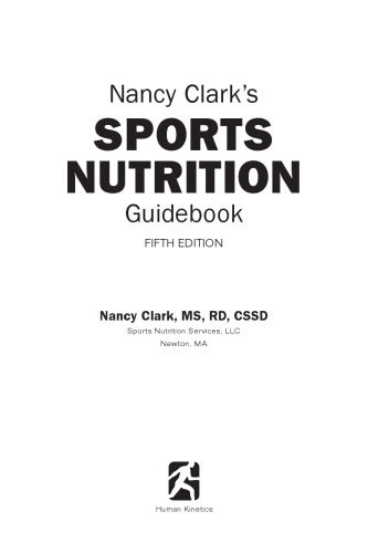 Nancy Clark's Sports Nutrition Guidebook-5th Edition