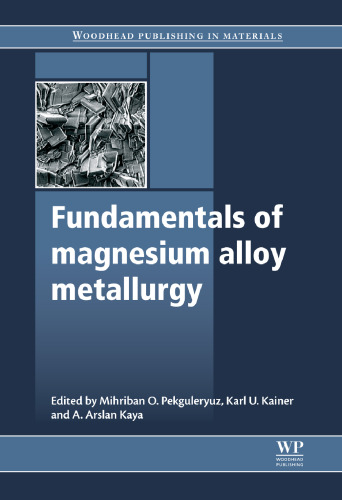 Fundamentals of magnesium alloy metallurgy