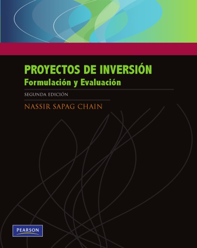 Proyectos de Inversión: Formulación y Evaluación