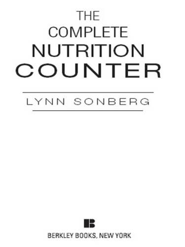 The Complete Nutrition Counter-Revised