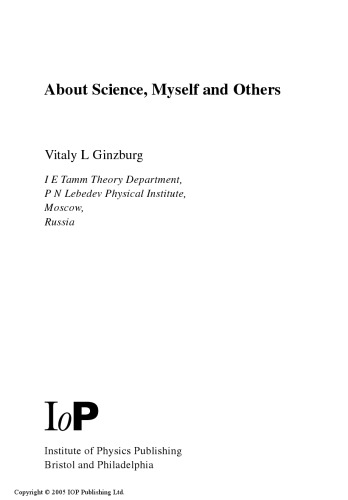 About Science, Myself and Others