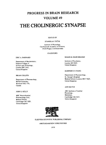 The Cholinergic Synapse