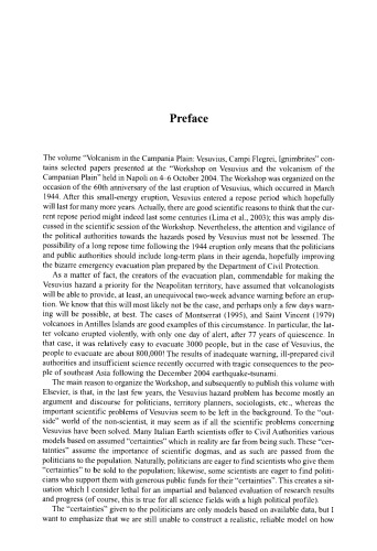 Volcanism in the Campania Plain: Vesuvius, Campi Flegrei and Ignimbrites