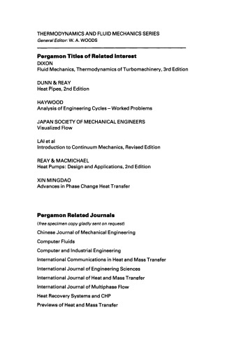 Analysis of Engineering Cycles. Power, Refrigerating and Gas Liquefaction Plant