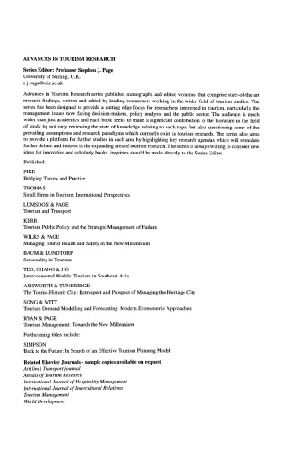 Indigenous Tourism. The Commodification and Management of Culture