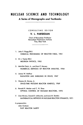 Mathematical Methods in Nuclear Reactor Dynamics