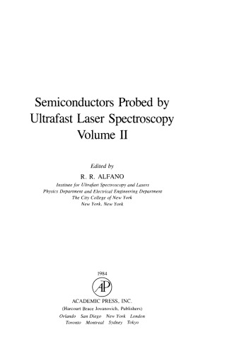 Semiconductors Probed by Ultrafast Laser Spectroscopy