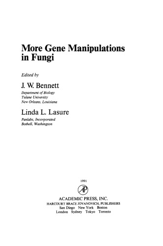 More Gene Manipulations in Fungi