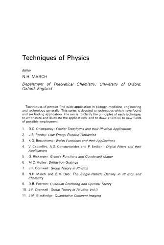 Quantitative Coherent Imaging. Theory, Methods and Some Applications