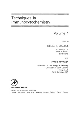 Techniques in Immunocytochemistry