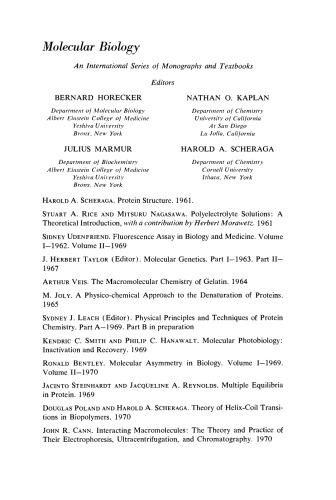 Interacting Macromolecules. The Theory and Practice of Their Electrophoresis, Ultracentrifugation, and Chromatography