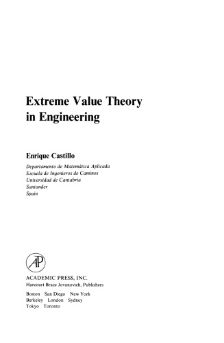 Extreme Value Theory in Engineering