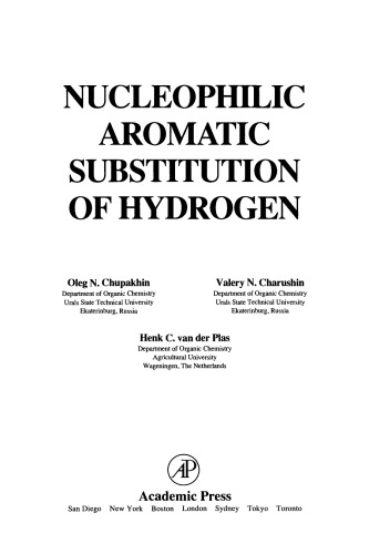 Nucleophilic Aromatic Substitution of Hydrogen