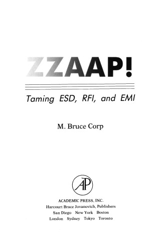 ZZAAP!: Training ESD, FRI, and EMI