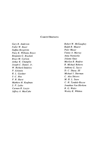 Methods in Mammalian Reproduction