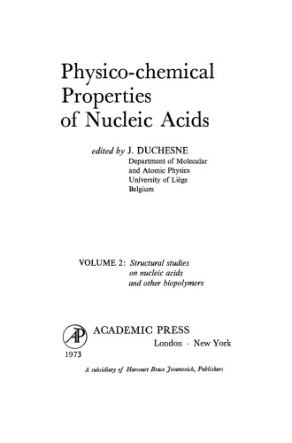 Structural Studies on Nucleic Acids and Other Biopolymers
