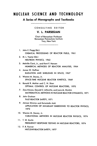 Nuclear Reactor Safety