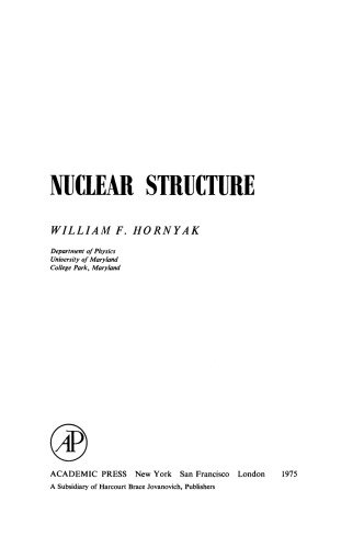 Nuclear Structure