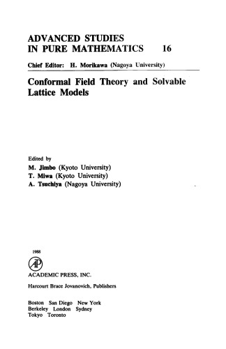 Conformal Field Theory and Solvable Lattice Models