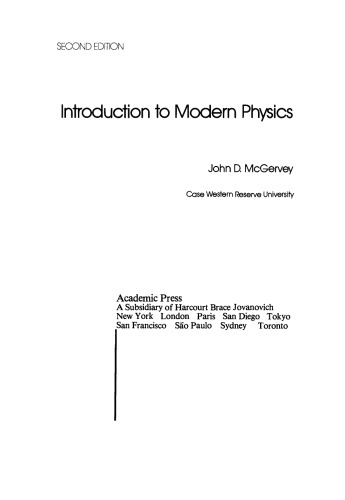 Introduction to Modern Physics